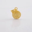 Dije Circulo Letra G 0.4g / 1.5cm Oro Amarillo 18K