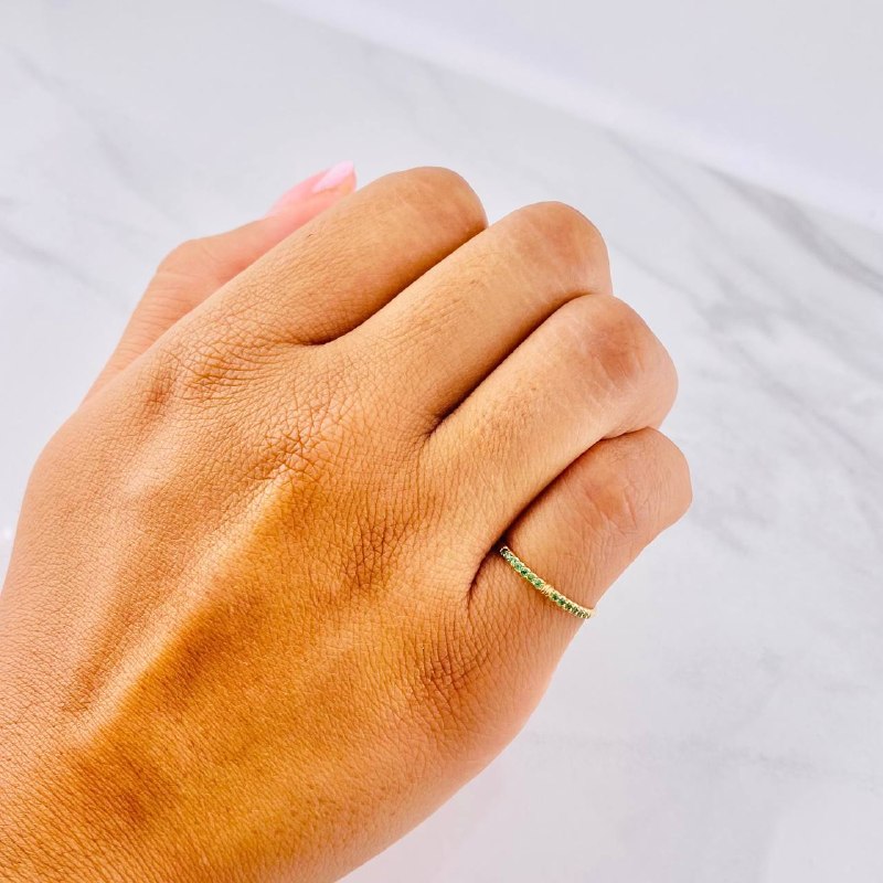 Anillo Churumbela Nudo 0.75g / T5 3/4 Oro Amarillo 18K