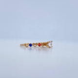 Anillo Churumbela Corazones 1.25gr / T5 1/4 / Oro Amarillo 18K &