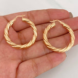 Candongas Emmi 3.8 g / 3 cm Oro Rosa 18K