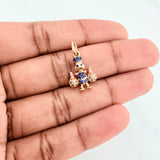 Dije Pato Bolsa De Dinero 1.55 g / 2.2 cm Tres Oros 18K