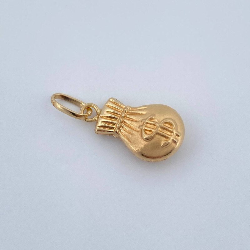 Dije Bolsa De Dinero 0.5gr / 2cm / Oro Amarillo 18K &