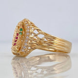 Anillo Virgen Guadalupe 3.6 g / T7 1/4 Oro Amarillo 18K