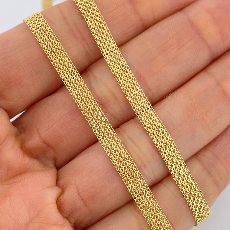 Cadena China 8.2gr / 61.5cm / 4.4mm Oro Amarillo +1 14K Italy %