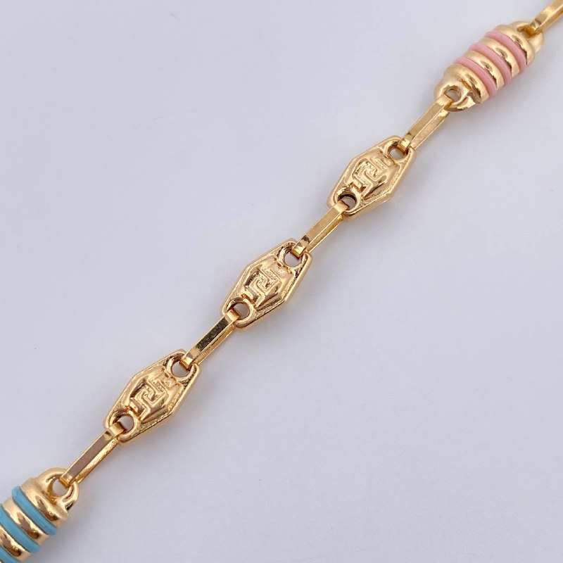 Tobillera Rustica Tribal 6.55gr / 26cm / Oro 18K &
