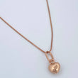 Set Cadena y Dije Veneciana + Corazon 1.6gr / Oro Rosa 18K (Oferta) $