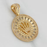 Dije Corona 9.15 g / 4 cm Oro Amarillo 18K