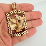 Dije Virgen Guadalupe Doble Faz 38.7 g / 5.6 cm Oro Amarillo 18K