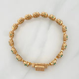 Pulso Tennis 17.05 g / 17.8 cm / 7.6 mm Oro Amarillo 18K