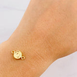 Herraje Circulo Letra G 0.4g / 1.5cm Oro Amarillo 18K