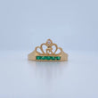 Anillo Tiara 15s 1.6gr / T7 / Oro Amarillo 18K &