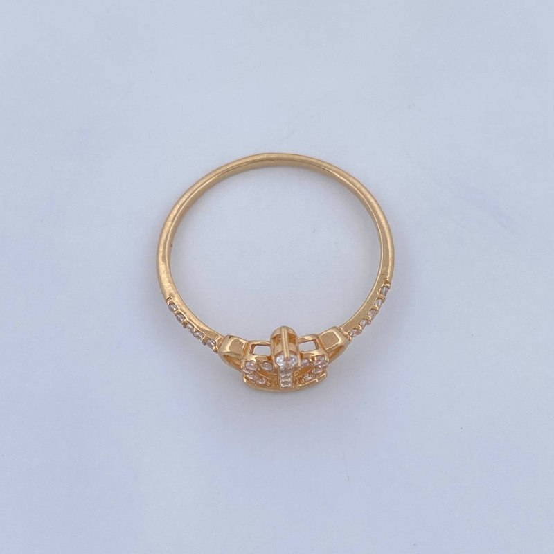 Anillo Tiara 1.55gr / T7 3/4 / Oro Amarillo 18K &