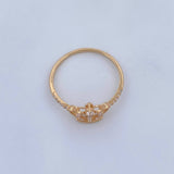 Anillo Tiara 1.55gr / T7 3/4 / Oro Amarillo 18K &