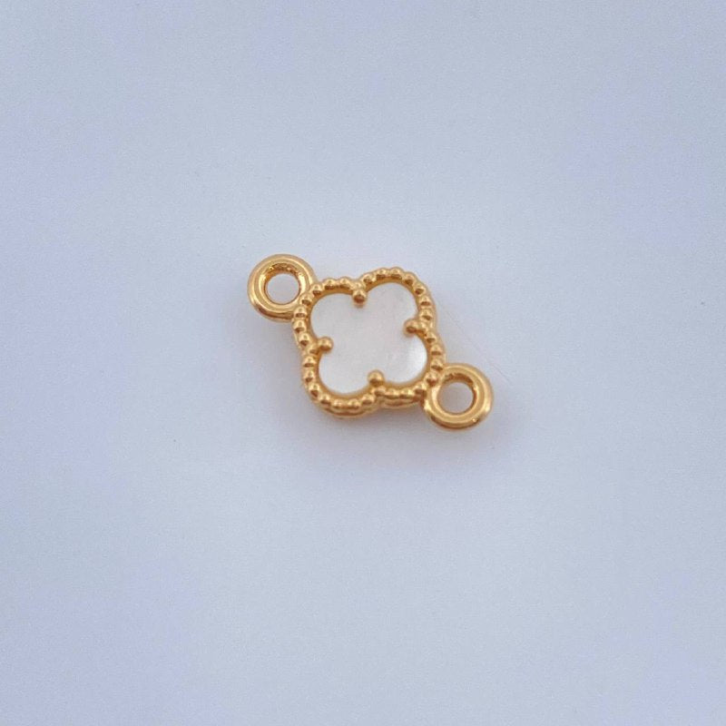 Herraje Trebol 0.65gr / 1.2cm / Oro Amarillo 18K &