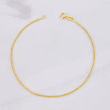 Pulso Franco 0.7g / 18.5cm / 1.1mm Oro Amarillo 18K