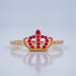 Anillo Tiara 1.5gr / T8 / Oro Amarillo 18K $