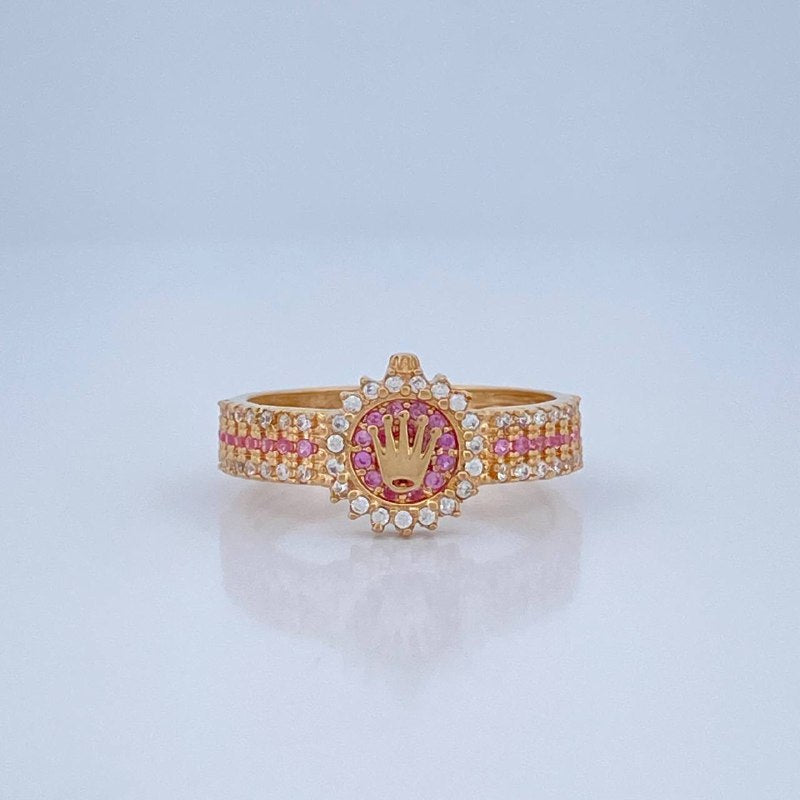 Anillo Corona Rx 3.85gr / T8 / Oro Amarillo 18K $