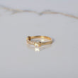 Anillo Osos Ts 3.1gr / T10 / Circones Blancos Oro Amarillo $