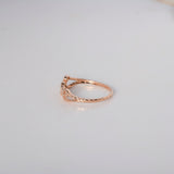 Anillo Love 1.4gr / T6 1/2 / Oro Rosa $