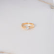 Anillo Solitario Arco 2.3gr / T5 3/4 / Circon Blanco Oro Amarillo $