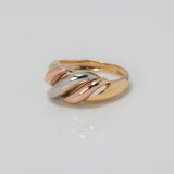 Anillo Olas 3.9gr / T5 3/4 / Tres Oros $