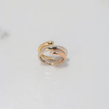 Anillo Espiral 4.15gr / T5 1/2 / Tres Oros $