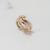 Anillo Espiral 4.15gr / T5 1/2 / Tres Oros $