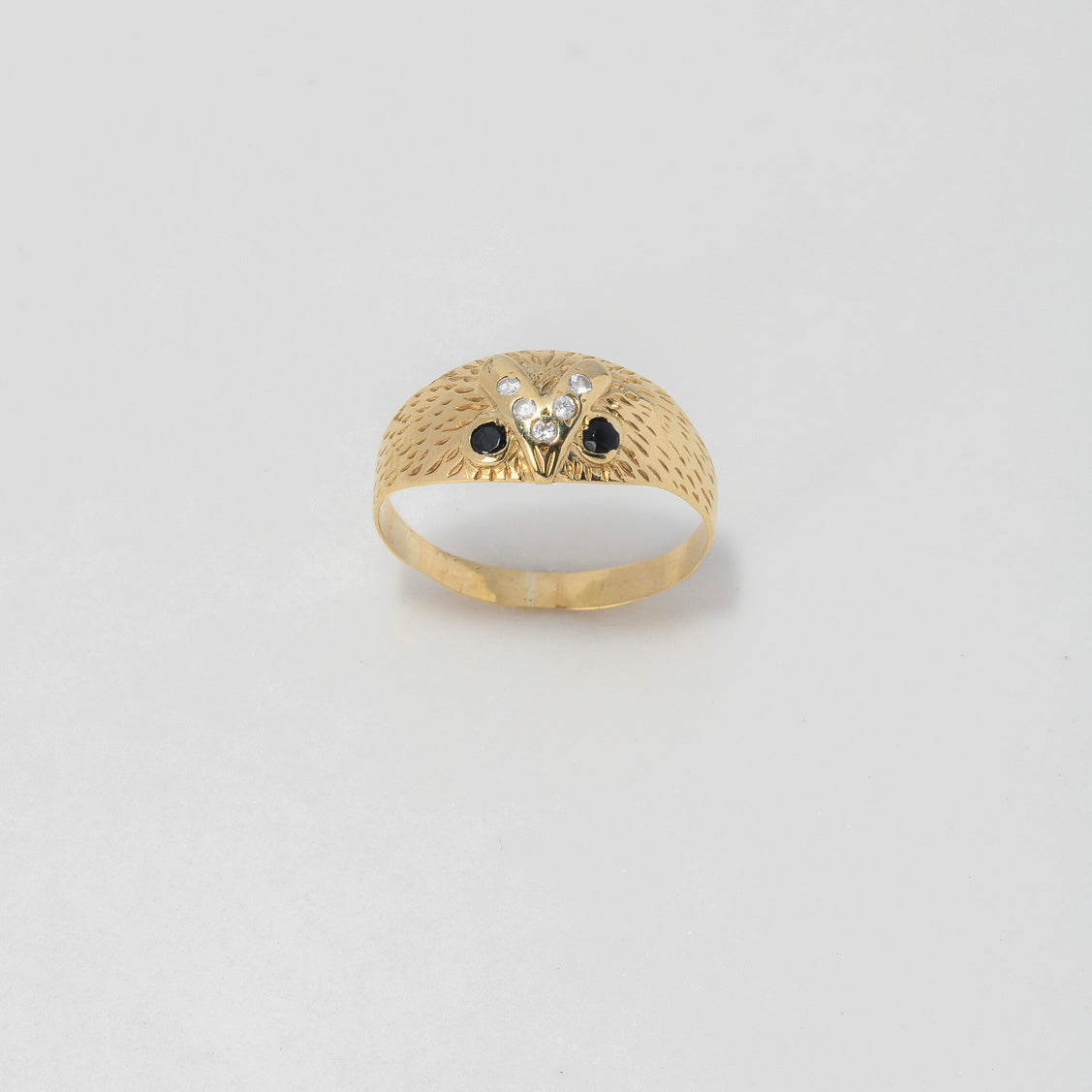 Anillo Buho 1.55gr / T6 / Oro Amarillo $