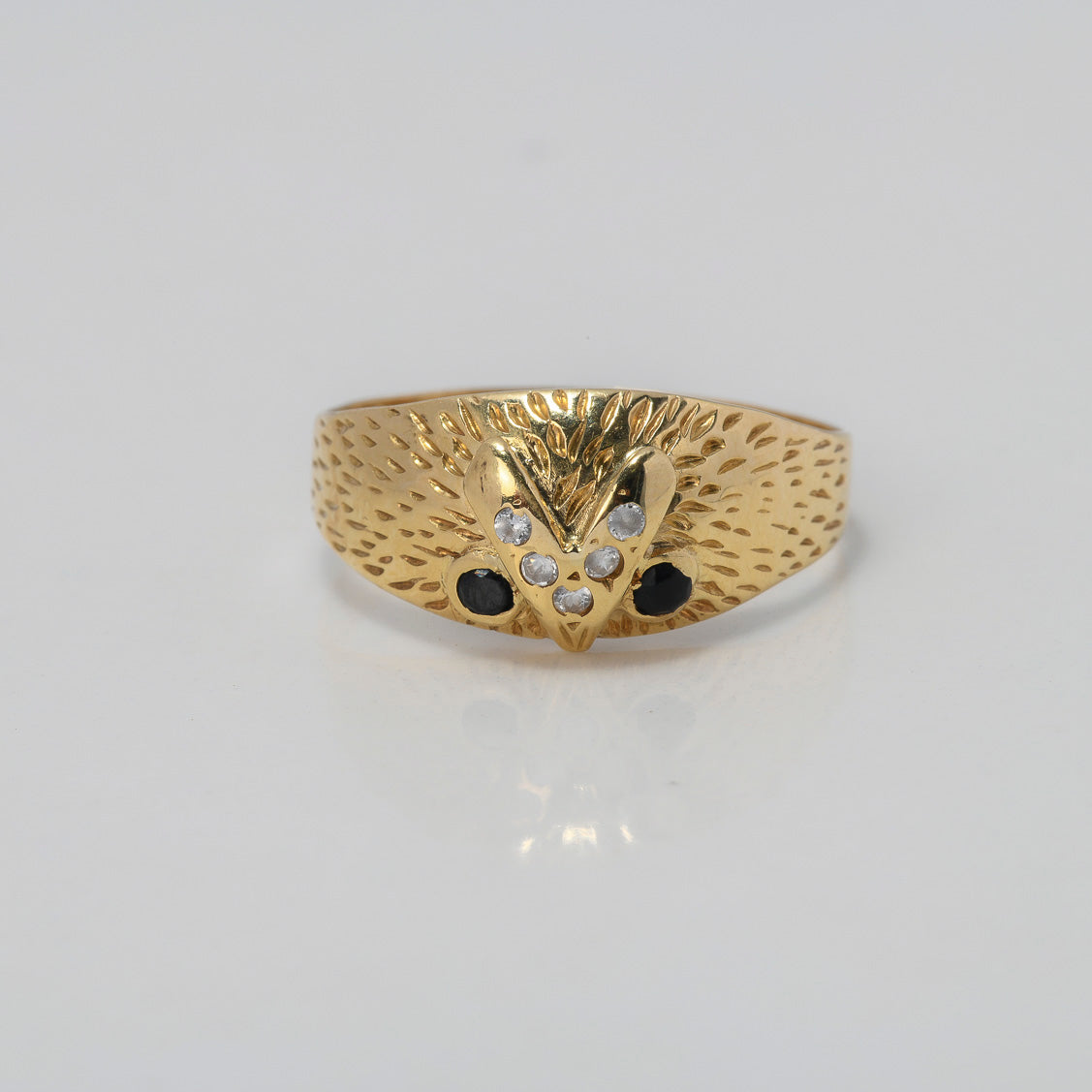 Anillo Buho 1.55gr / T6 / Oro Amarillo $