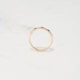 Anillo Churumbela Cuadros 1.6gr / T7 1/2 / Circones Blancos Azules Oro Amarillo $