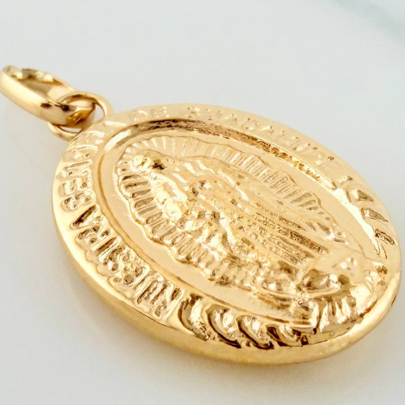 Dije Virgen De Guadalupe 1 g / 2.6 cm Oro Amarillo 18K