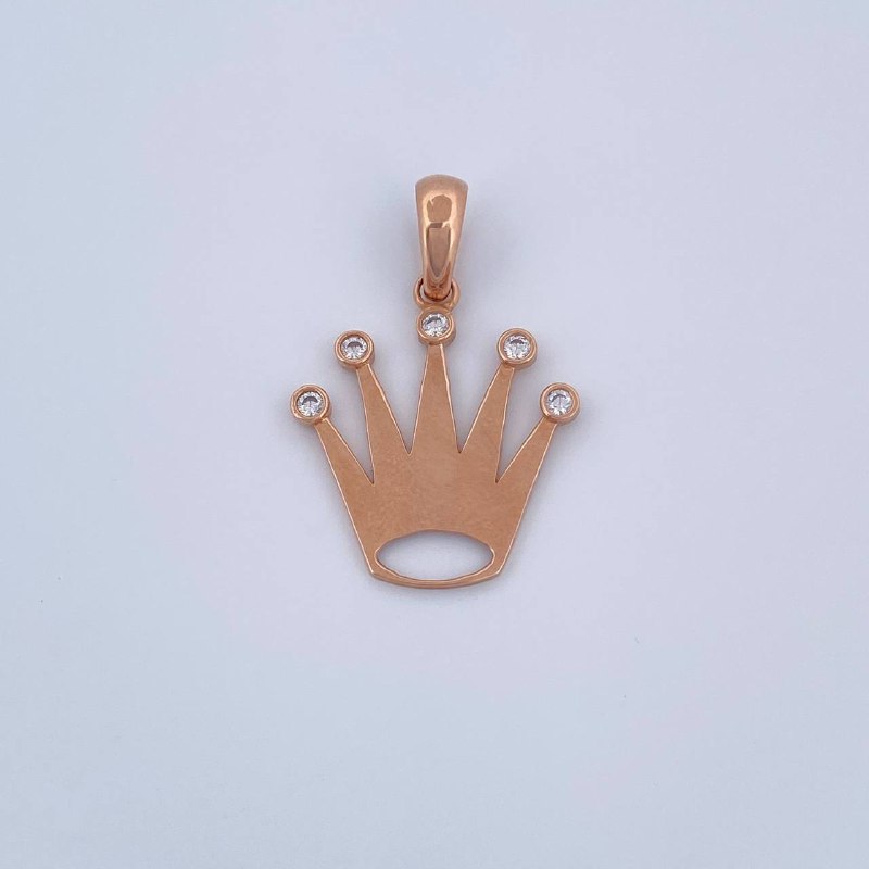 Dije Corona Rx 2gr / 3cm / Oro 18K &