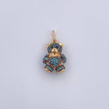 Dije Oso Articulado 2.6gr / 2cm / Oro 18K &
