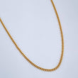 Cadena Mini Cubana 4.45gr / 60cm / +1 Oro 18K &