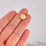 Herraje Circulo Letra O 0.6g / 1.7cm Oro Amarillo 18K