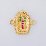 Herraje Virgen de Guadalupe 1.1g / 1.5cm Oro Amarillo 18K