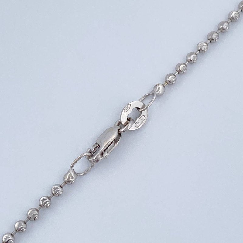 Cadena Militar 7.2gr / 70.7cm / Oro Blanco +3 18K &