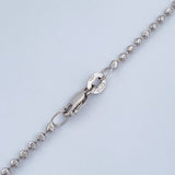 Cadena Militar 7.2gr / 70.7cm / Oro Blanco +3 18K &