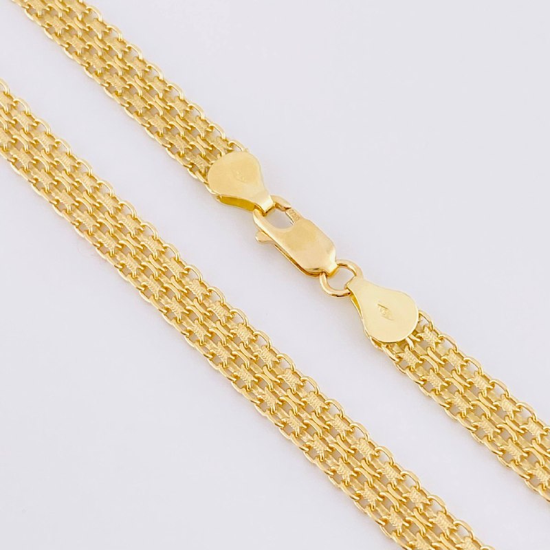 Cadena China 5.55g / 45cm / 4.3mm Oro Amarillo 18K