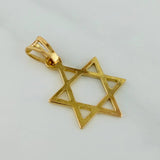 Dije Silueta Estrella 1.3gr / 2.4cm / Oro Amarillo 18K %