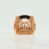 Anillo Herradura Caballos 9.05 g / T11 Oro Rosa 18K
