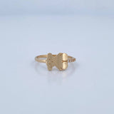 Anillo Oso 1.5gr / T5 3/4 / Oro 18K &
