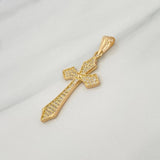Dije Cruz Gotica 2.05gr / 3.7cm / Oro Amarillo 18K