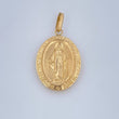 Dije Virgen Milagrosa 1.6gr / 3.2cm / Oro Amarillo 18K &