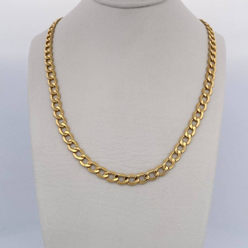 Cadena Cubana 12.45gr / 60cm / +1 Oro 18K &