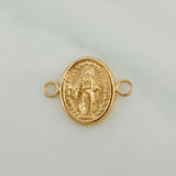 Herraje Virgen Milagrosa 0.6gr / 1.5cm / Oro Amarillo 18K %