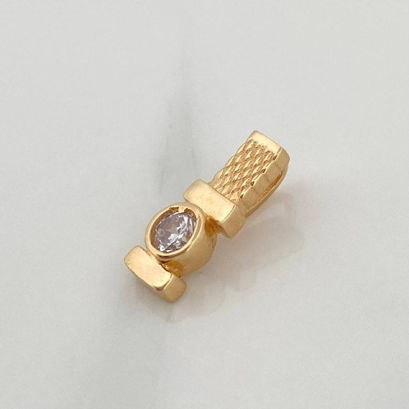 Dije Amuleto Malla 1.35gr / 1.5cm / Oro Amarillo 18K &
