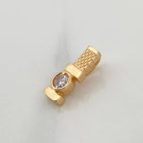 Dije Amuleto Malla 1.35gr / 1.5cm / Oro Amarillo 18K &