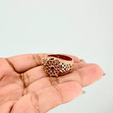 Anillo Timon Movil 9.3 g / T10 Dos Oros Blanco Rosa 18K
