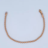Pulso Militar 5.45gr / 19cm / Oro Rosa 18K &